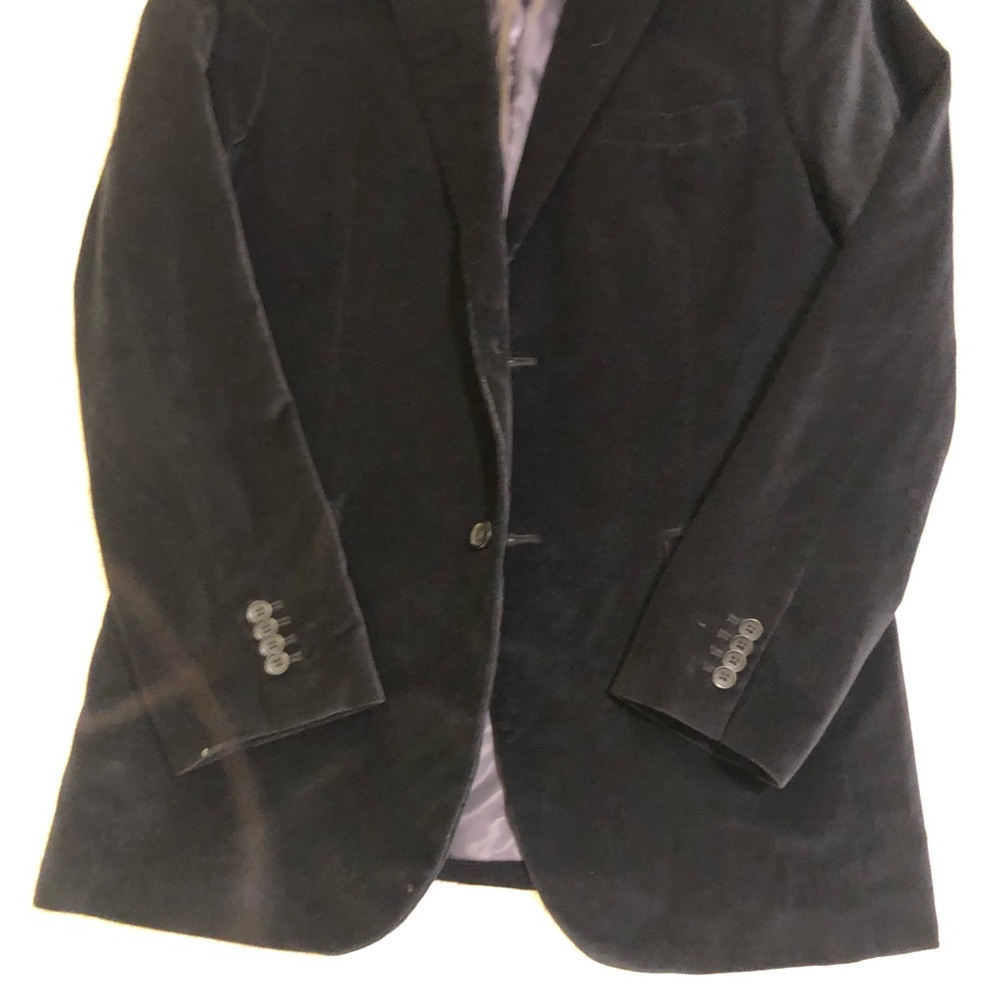 Banana republic velvet sports coat, black, EUC - Picture 11 of 13